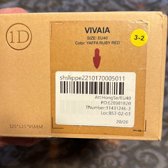 Vivaia Yaffa Mule Ruby Red Size 40 - Picture 7 of 7
